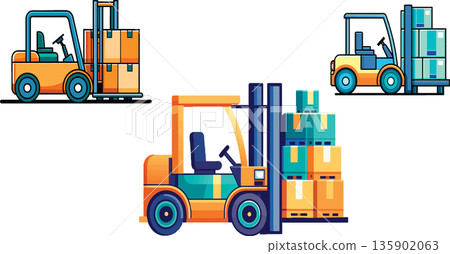 forklifts for lifting and transport- forklifts for lifting and transport- 135902063