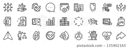 Credit card, Call center and Chemistry experiment line icons pack. Share, Message, Paper plane icons. Safe energy, Hypoallergenic tested, Smile web icon. Vector Credit card, Call center and Chemistry experiment line icons pack. Share, Message, Paper plane icons. Safe energy, Hypoallergenic tested, Smile web icon. Vector 135902165
