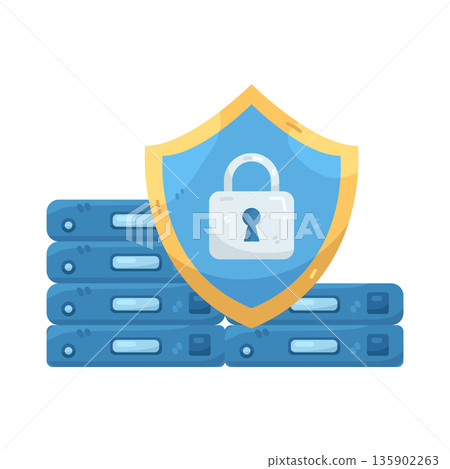 Illustration of Server lock 135902263