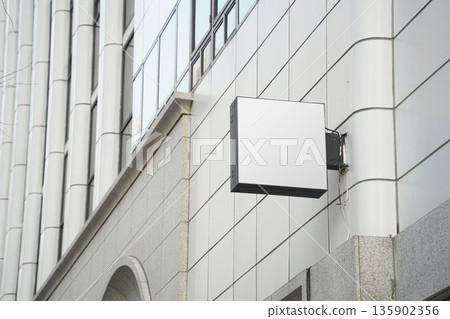 Street sign mock-up ad photo 135902356