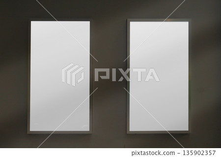 Street poster mock-up ad photo 135902357