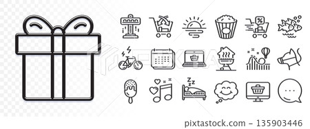 Cross sell, E-bike and Popcorn line icons for web app. Glare of light effect. Message icon. Pack of Fish school, Web shop, Smile pictogram icons. Sleep, Calendar, Roller coaster signs. Vector Cross sell, E-bike and Popcorn line icons for web app. Glare of light effect. Message icon. Pack of Fish school, Web shop, Smile pictogram icons. Sleep, Calendar, Roller coaster signs. Vector 135903446