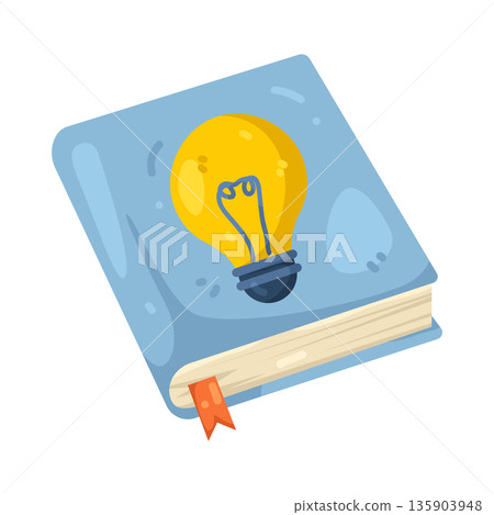 Illustration of idea book Illustration of idea book 135903948