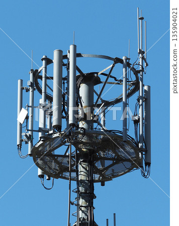 下一代通訊影像 通訊影像(無線電塔:基地台) 下一代通訊影像 通訊影像(無線電塔:基地台) 135904021