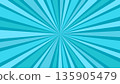 復古藍色放射線背景素材 135905479