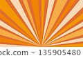 橙色流行濃縮線條背景材料 135905480