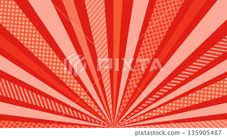 Red cute radial line background graphic Red cute radial line background graphic 135905487