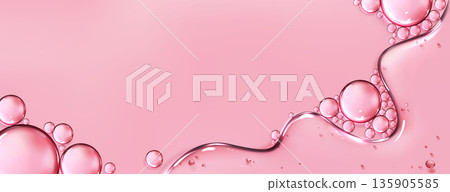 Transparent gel serum liquid texture with bubbles Transparent gel serum liquid texture with bubbles 135905585