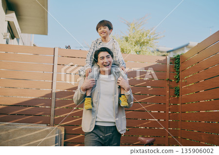 Parent and child shoulder car 135906002