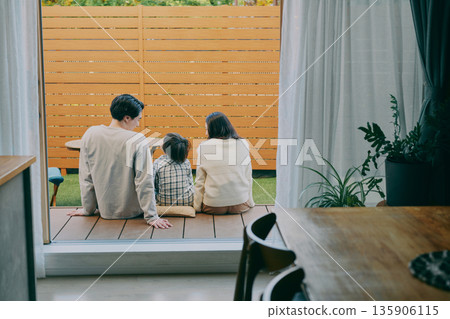 A relaxing family at the edge A relaxing family at the edge 135906115