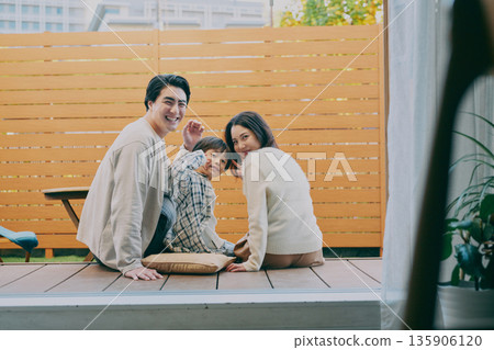 A relaxing family at the edge A relaxing family at the edge 135906120