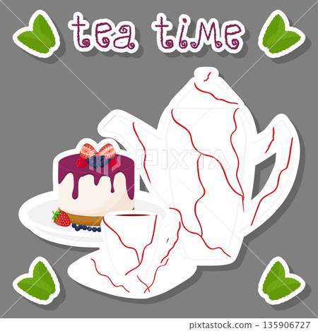 Vector illustration logo for ceramic cup Vector illustration logo for ceramic cup 135906727