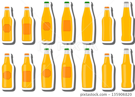 Big kit beer glass bottles with lid for brewery Big kit beer glass bottles with lid for brewery 135906820