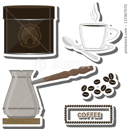 various sweet tasty natural coffee 135907070