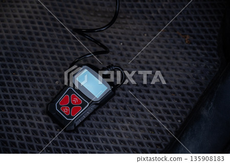 Diagnostic scanner by obd2 protocol. Diagnostic scanner by obd2 protocol. 135908183