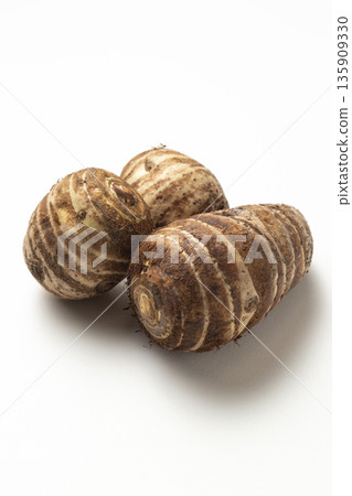 Shrimp potato on a white background 135909330