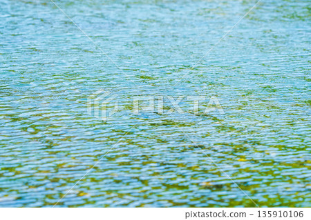 Autumn wind creates patterns on the lake surface 10 Autumn wind creates patterns on the lake surface 10 135910106