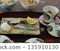 Set meal with kabosu from Oita Prefecture 135910130
