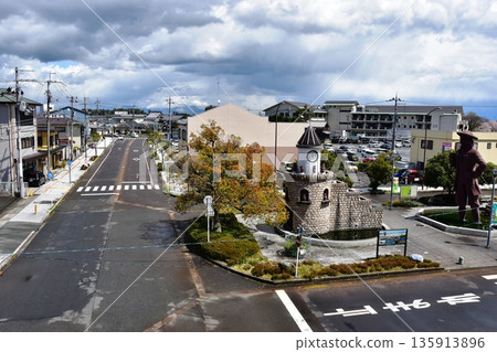 Gulliver Fairy Tale Square in front of Omi-Takashima Station on the Kosei Line, Takashima City, Shiga Prefecture Gulliver Fairy Tale Square in front of Omi-Takashima Station on the Kosei Line, Takashima City, Shiga Prefecture 135913896