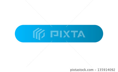 Rounded rectangular blue button 135914092