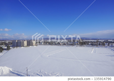 從南幌局看到的南幌市街景（2026年1月） 135914790