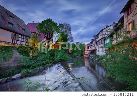 Kaysersberg Vignoble and blue hour 135915211