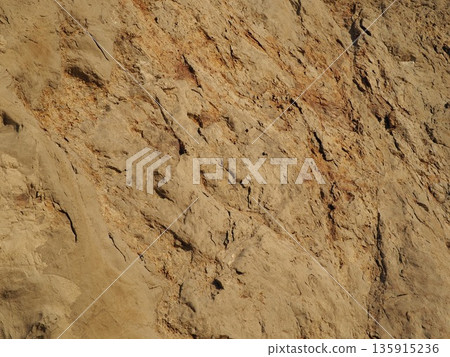 Texture: Sand and rock art. Natural art that transcends time and space. Copy space. Texture: Sand and rock art. Natural art that transcends time and space. Copy space. 135915236