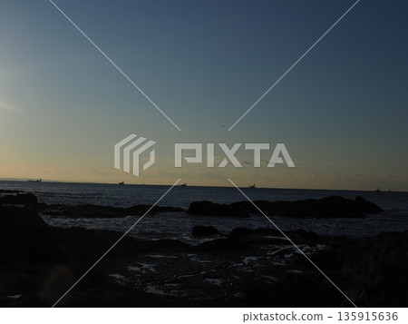 Dry Earth Texture - Stone and Sand Art - Artwork Found on the Coast - Copy Space of the Sea and Coast 135915636