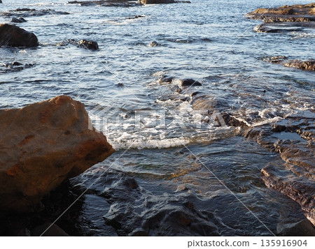 Art of light reflected on the water surface. Copy space. Water art background. Art of a moment. Cherish that moment. Art of light reflected on the water surface. Copy space. Water art background. Art of a moment. Cherish that moment. 135916904