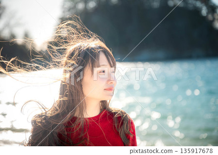 冬日海邊肖像 冬日海邊肖像 135917678