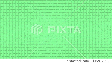 Green pastel color mosaic style background, rough pastel green color background, grainy background 135917999