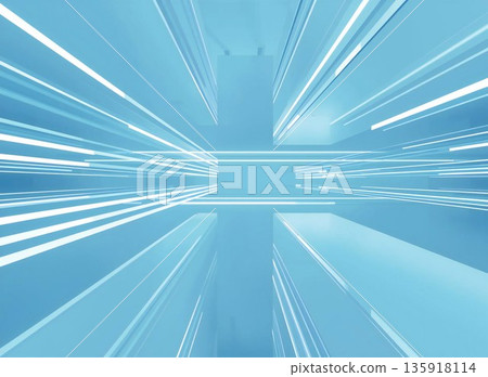 Abstract background of visualization image that clarifies invisible data 135918114