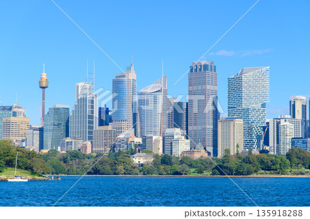 A beautiful view of Circular Quay in Sydney A beautiful view of Circular Quay in Sydney 135918288