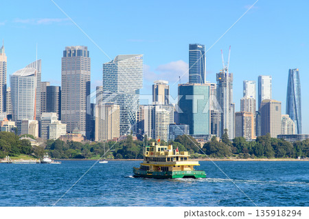 A beautiful view of Circular Quay in Sydney A beautiful view of Circular Quay in Sydney 135918294
