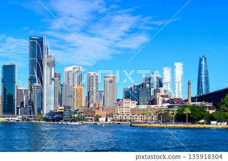 A beautiful view of Circular Quay in Sydney A beautiful view of Circular Quay in Sydney 135918304
