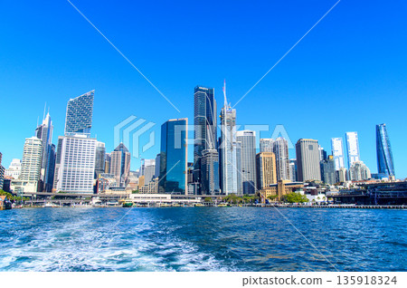 A beautiful view of Circular Quay in Sydney A beautiful view of Circular Quay in Sydney 135918324