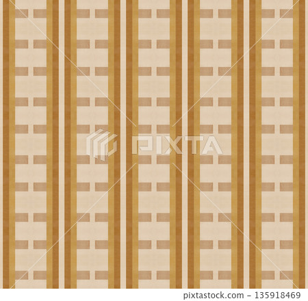 Abstract mid-century geometrical background, retro style seamless pattern in beige and black tones Abstract mid-century geometrical background, retro style seamless pattern in beige and black tones 135918469