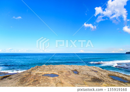 澳洲雪梨附近拉瑪拉瑪海灘的美麗景色 135919168