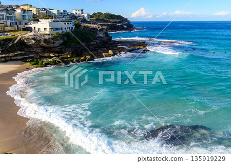 澳洲雪梨附近拉瑪拉瑪海灘的美麗景色 135919229