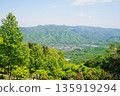 View from Mt. Hodo, Chichibu, Saitama Prefecture, Japan 135919294