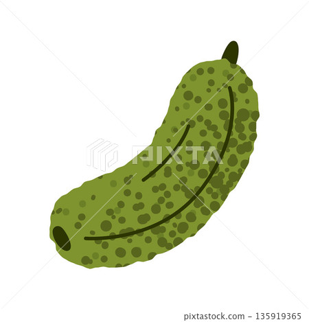 Fresh Cucumber Vegetable Illustration Fresh Cucumber Vegetable Illustration 135919365