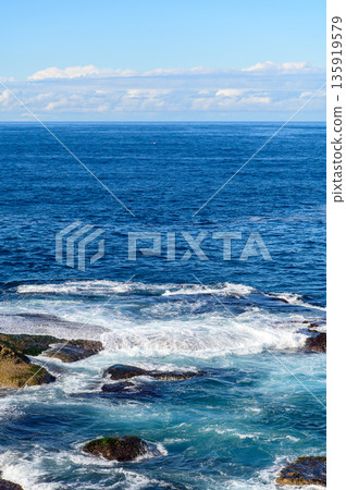 Beautiful scenery of the famous Bondi Beach near Sydney, Australia Beautiful scenery of the famous Bondi Beach near Sydney, Australia 135919579
