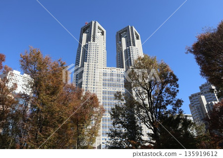 Shinjuku city skyline 135919612