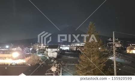 Mount Fuji at night 135920599
