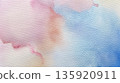 Pale pastel watercolor abstract background "AI generated image" 135920911