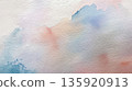 Pale pastel watercolor abstract background "AI generated image" 135920913