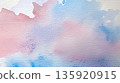 Pale pastel watercolor abstract background "AI generated image" 135920915