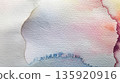 Pale pastel watercolor abstract background "AI generated image" 135920916