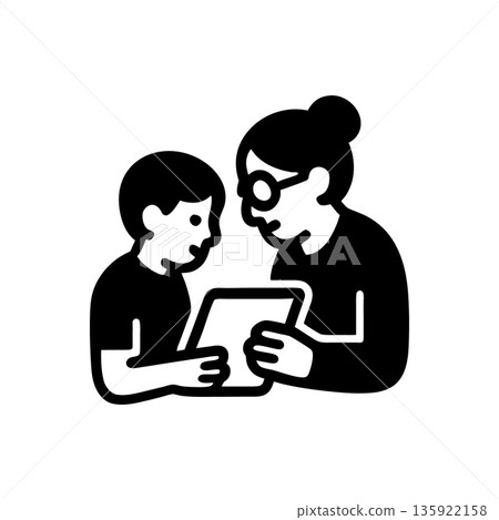 Digital Knowledge Sharing Legacy Icon Digital Knowledge Sharing Legacy Icon 135922158