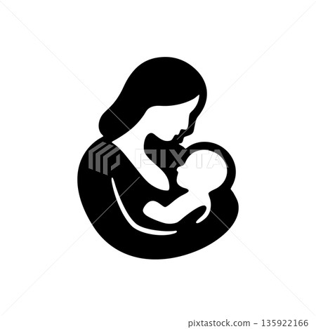 Pure Maternal Nurturing Love Icon 135922166